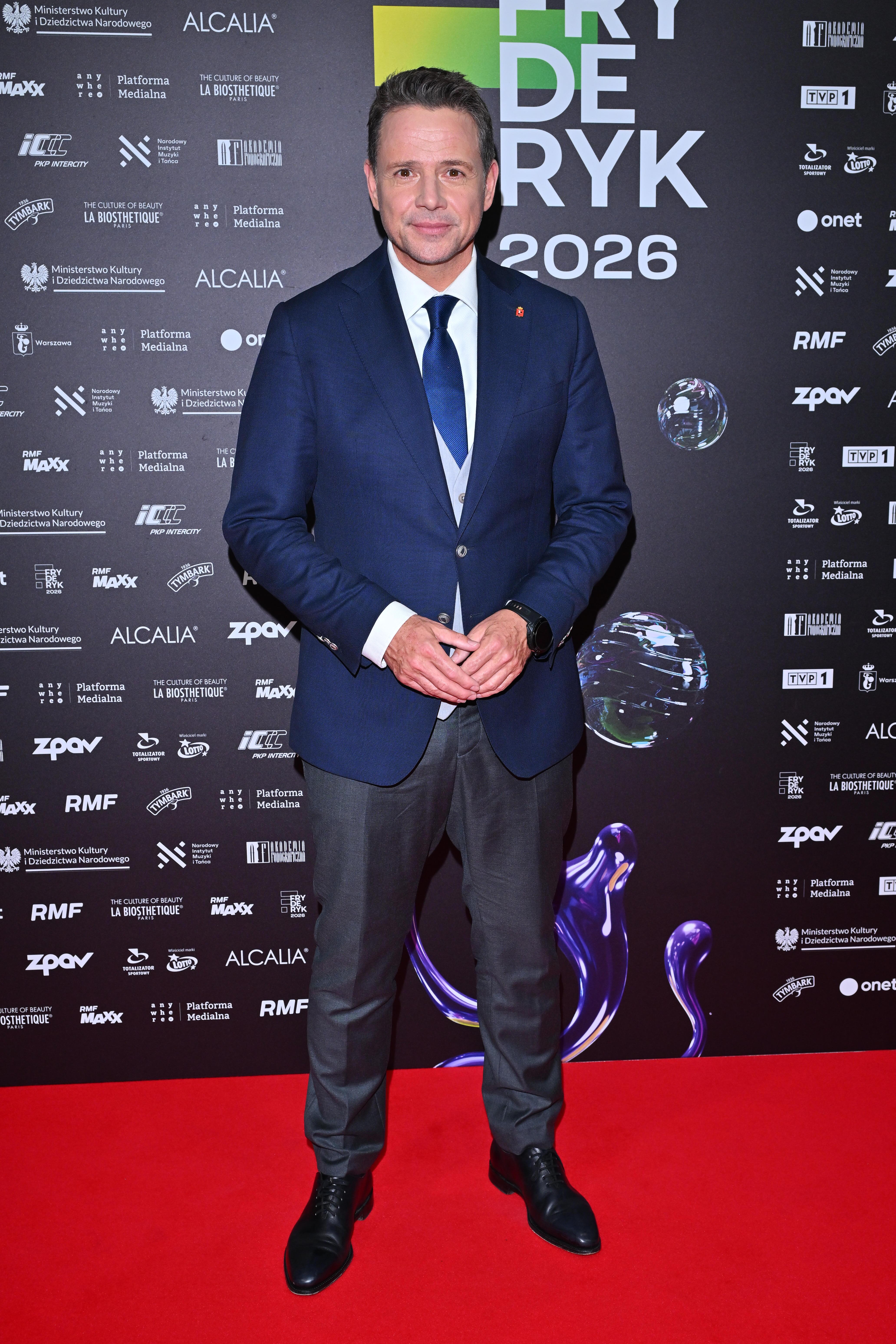 Fryderyki 2026. Tak ubrał się Rafał Trzaskowski. Tylko spójrzcie na jego spodnie. Odważnie