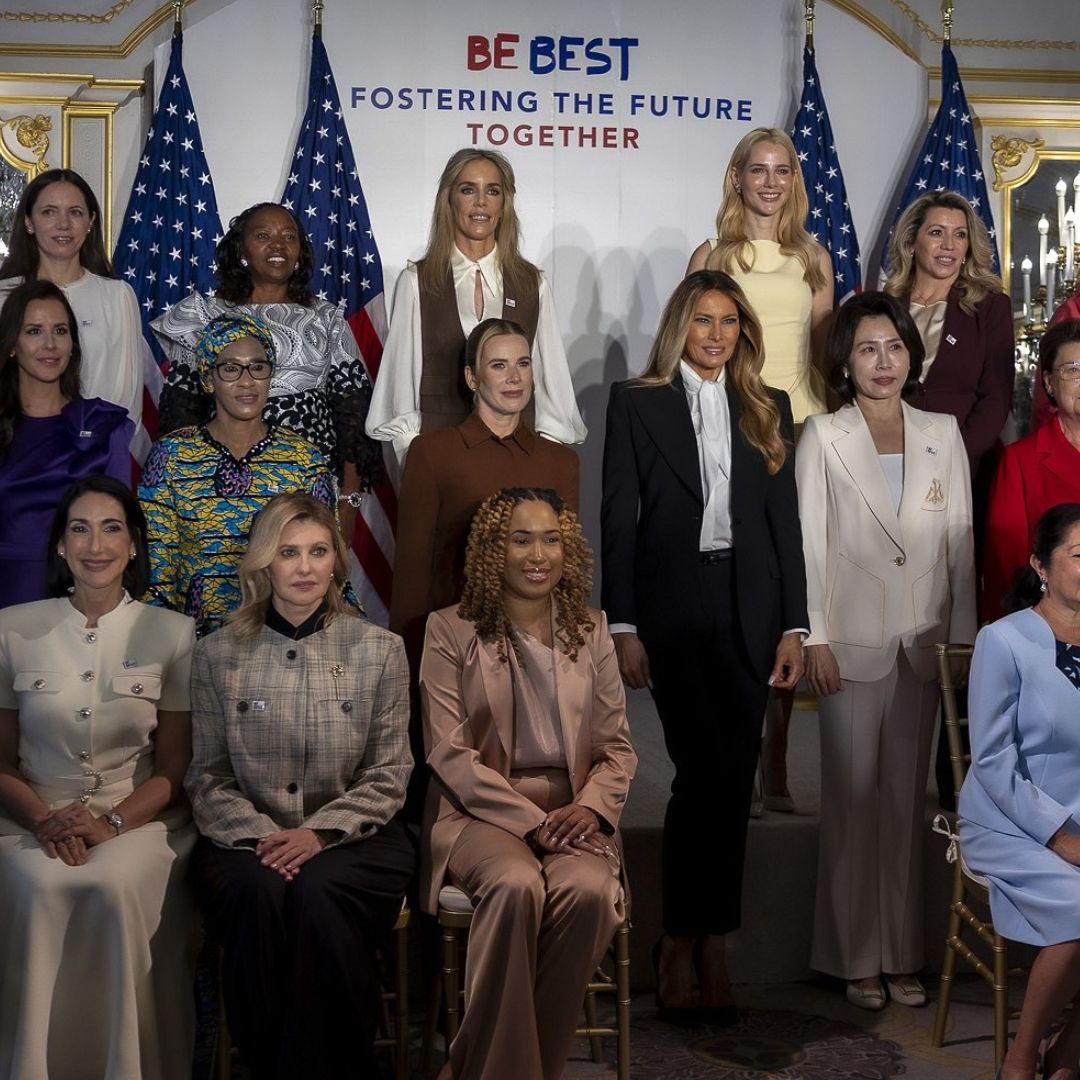 Marta Nawrocka u boku Melanii Trump. Co założyła?