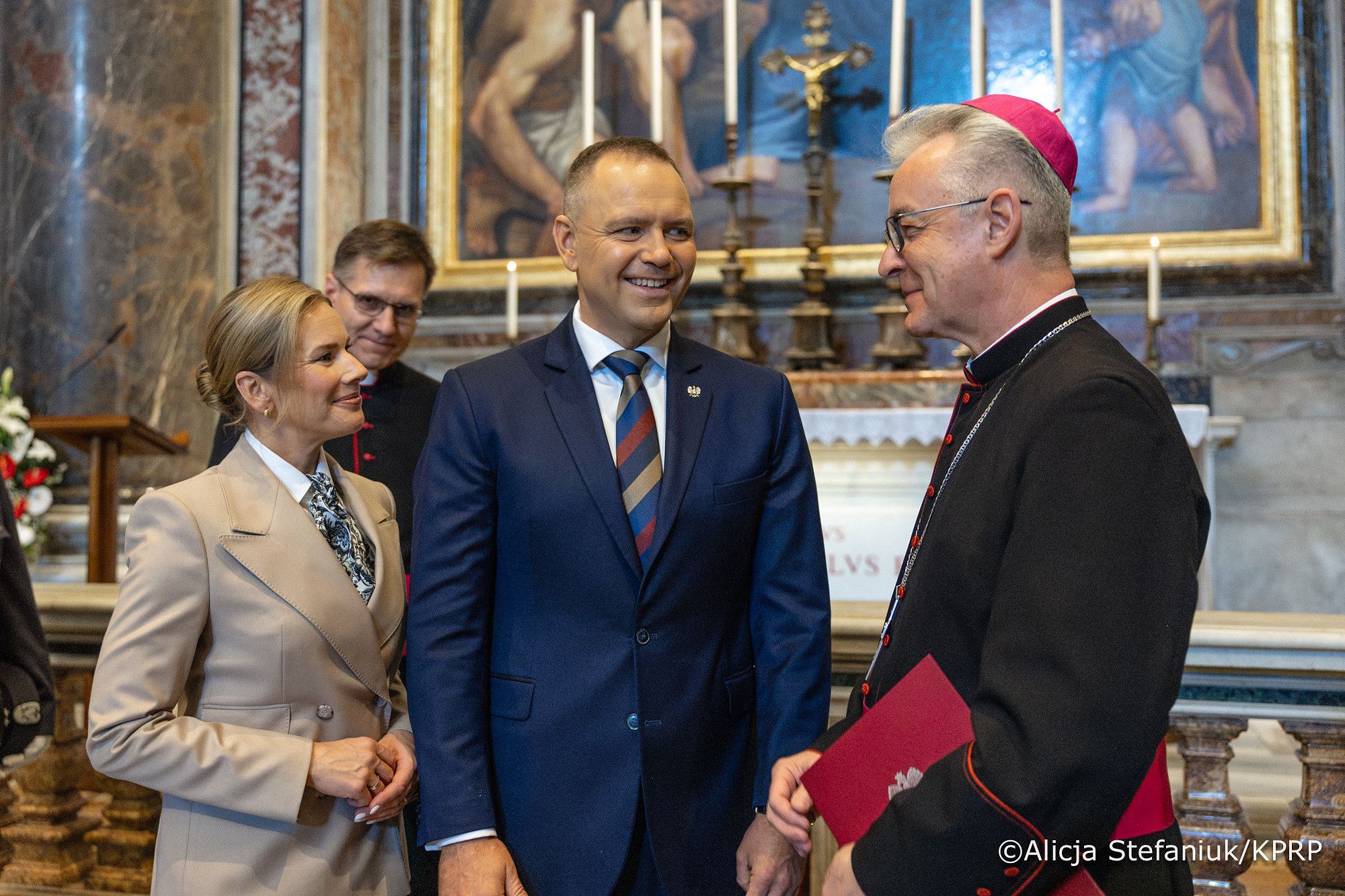 Tak Marta Nawrocka pokazała się w Watykanie. Ekspert porównał pierwszą damę do legendarnej postaci