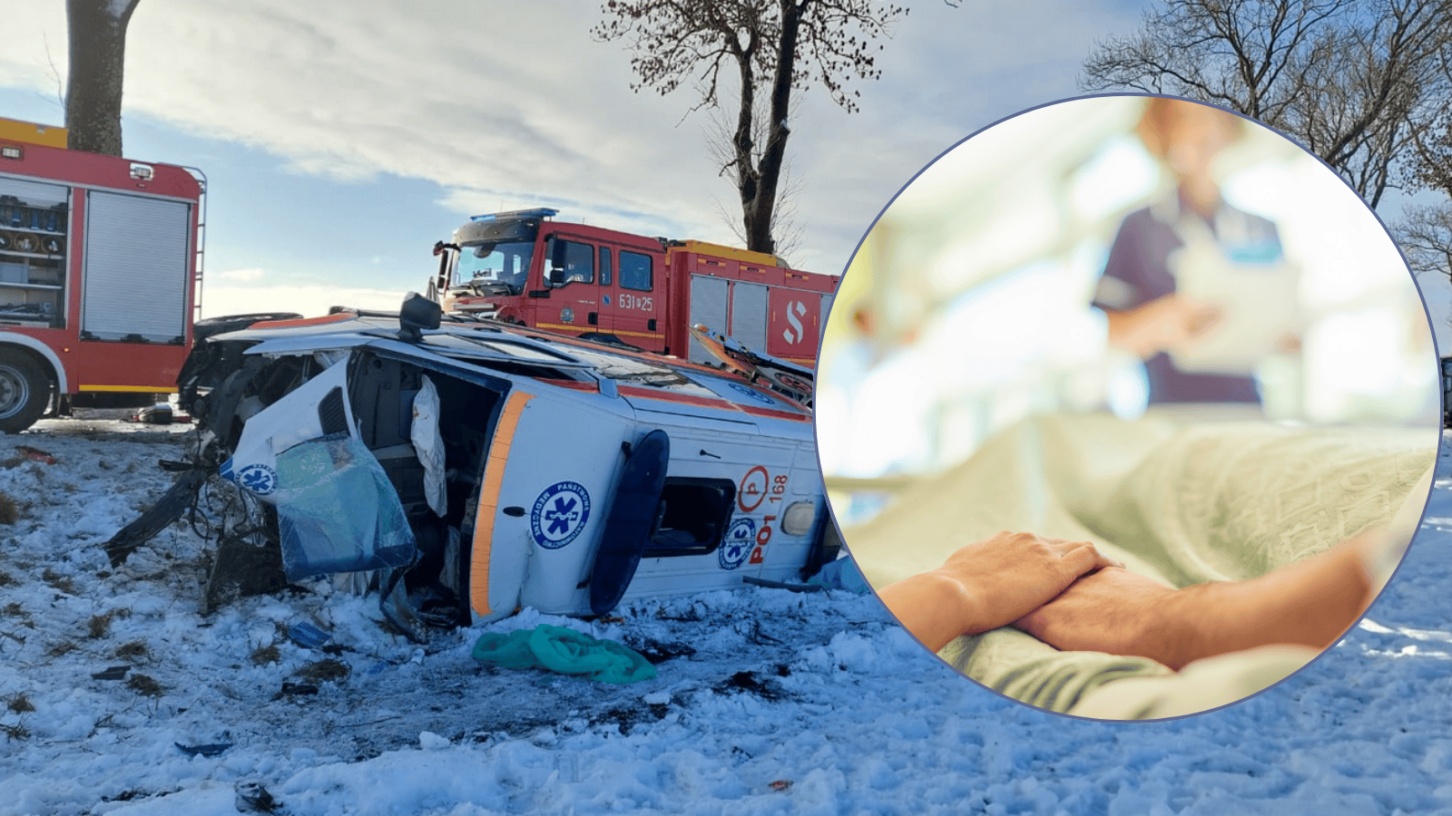 Wypadek karetki w Tarnowie Pałuckim. Nie żyją dwie osoby