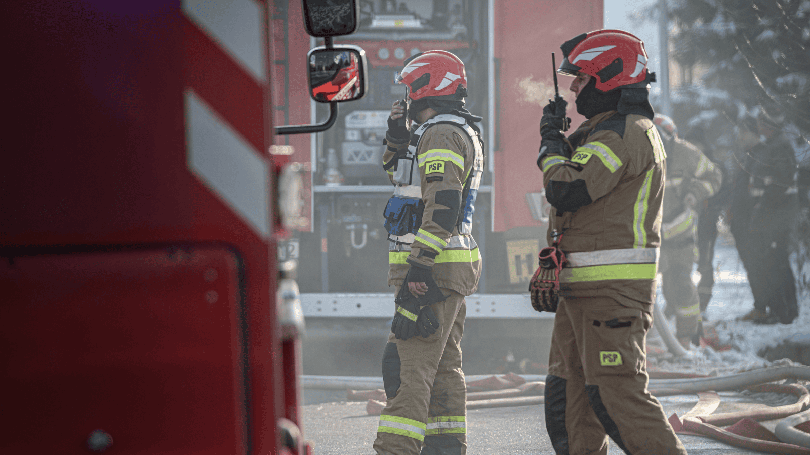 Poważny pożar w polskim mieście. W akcji kilka zastępów straży