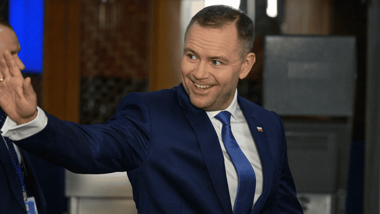 Wyjątkowy gość na spotkaniu z Nawrockim. Dziennikarze od razu ją rozpoznali