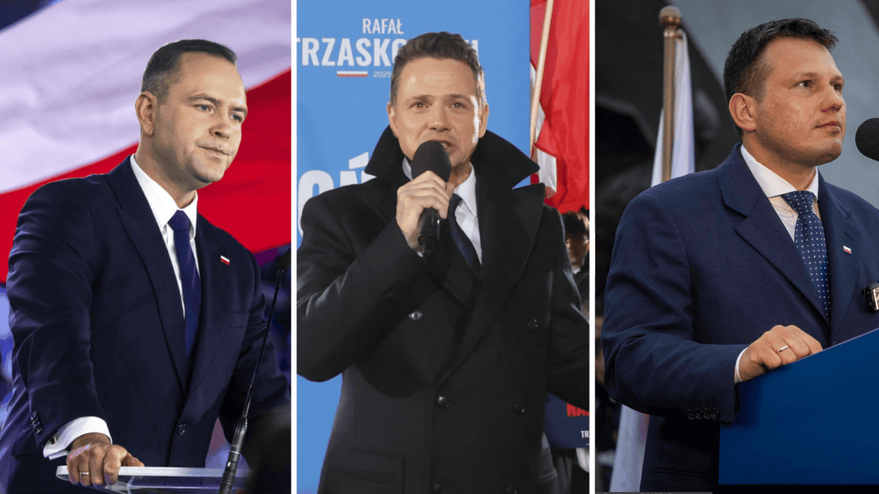 Karol Nawrocki, Rafał Trzaskowski, Sławomir Mentzen