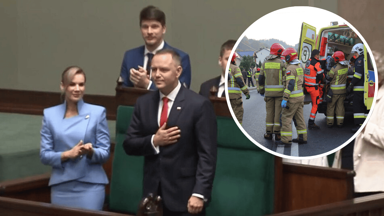 Dramatyczne sceny podczas zaprzysiężenia Nawrockiego. Służby w Warszawie miały co robić