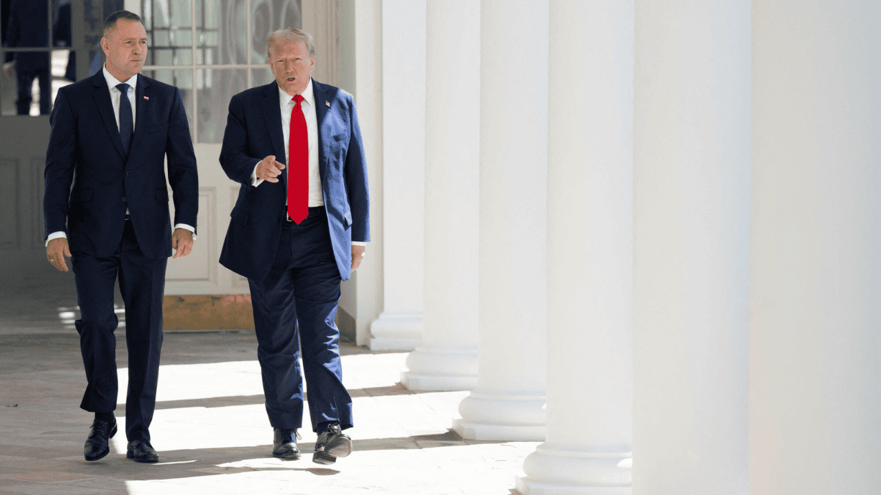 Karol Nawrocki i Donald Trump