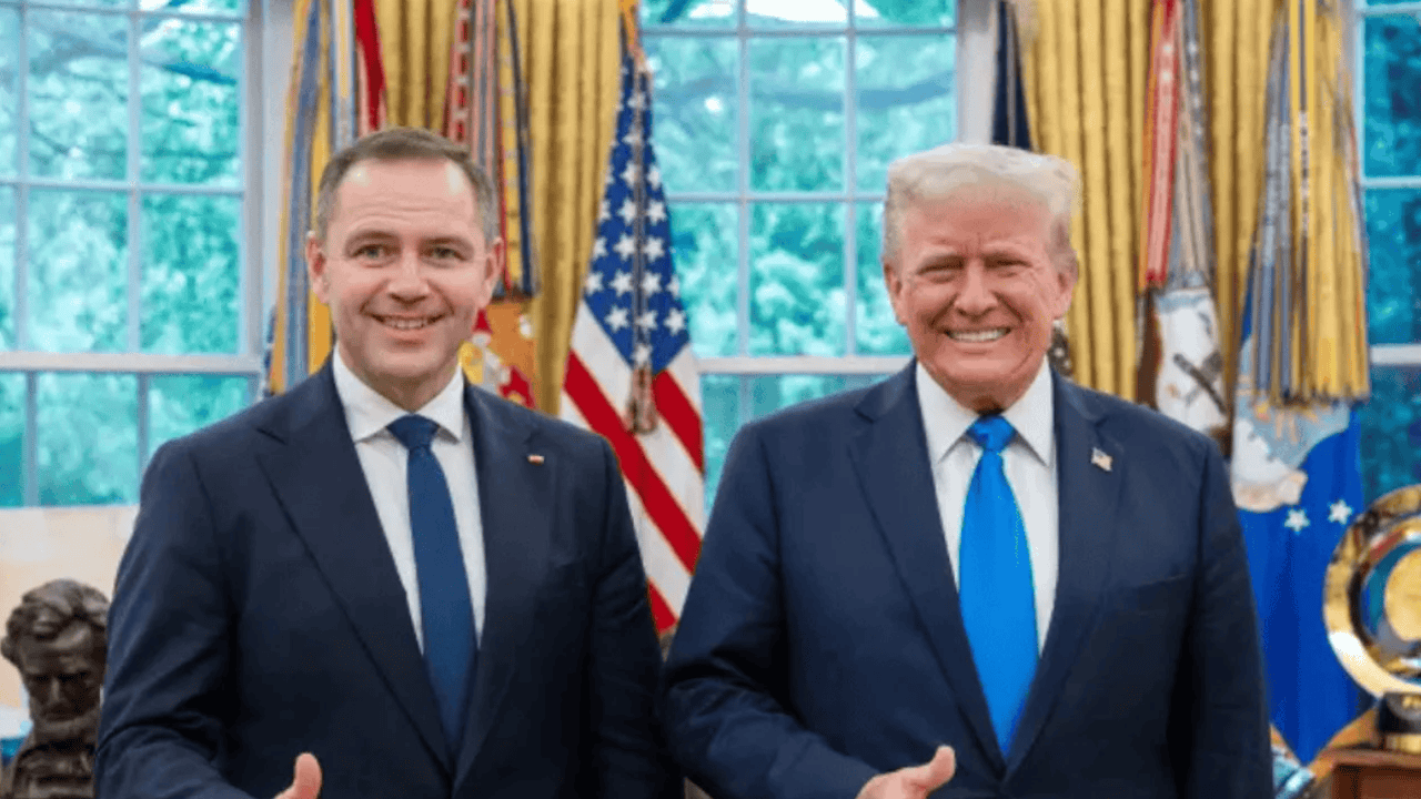 Karol Nawrocki i Donald Trump