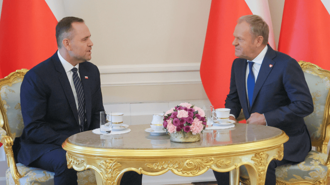 Karol Nawrocki i Donald Tusk