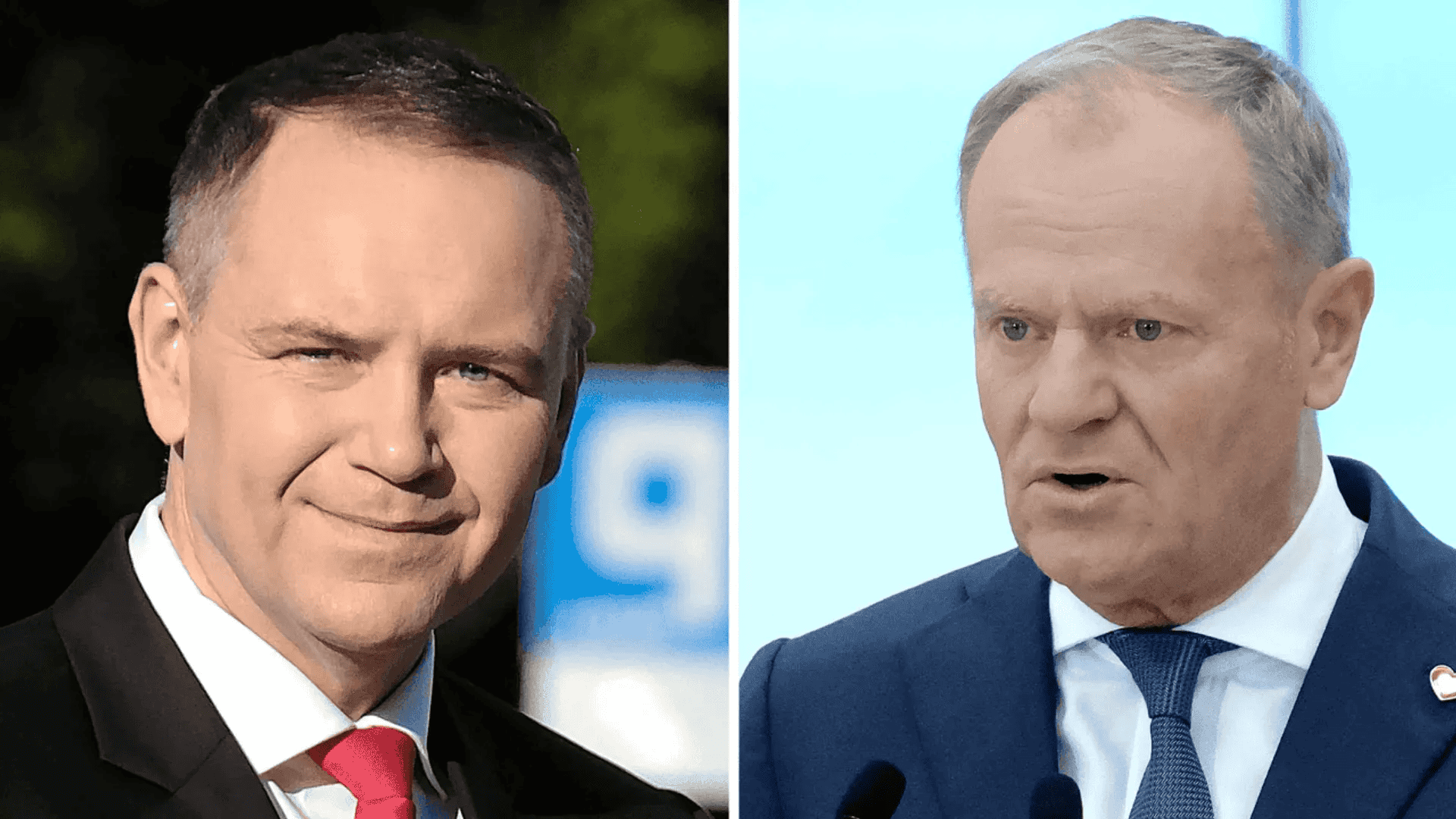 Karol Nawrocki i Donald Tusk