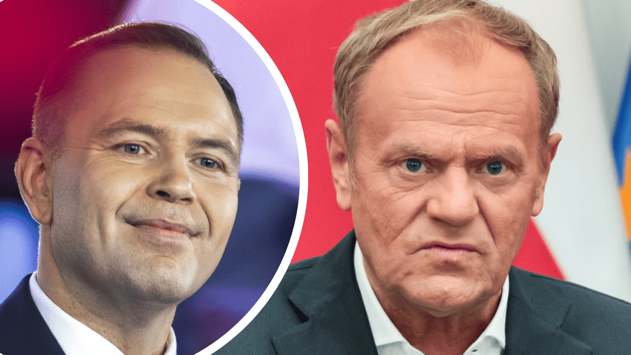 Karol Nawrocki i Donald Tusk