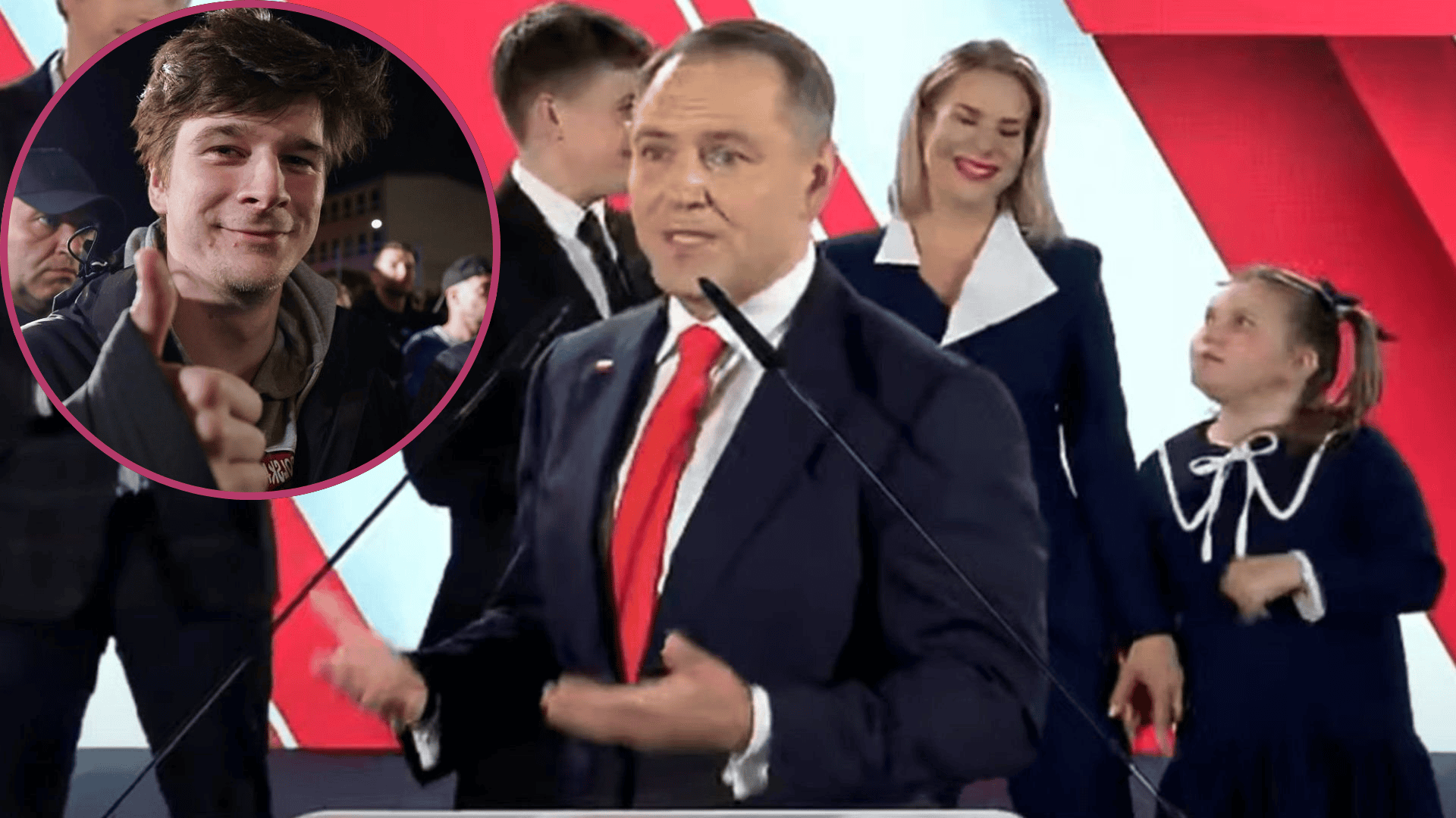Karol Nawrocki z synem