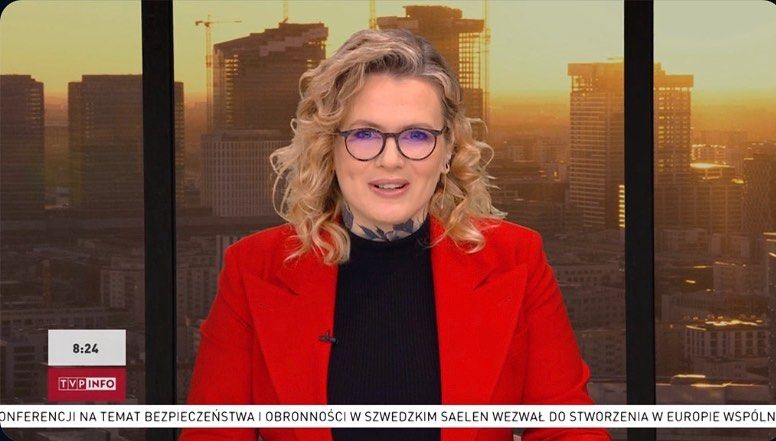 Karolina Opolska w TVP Info