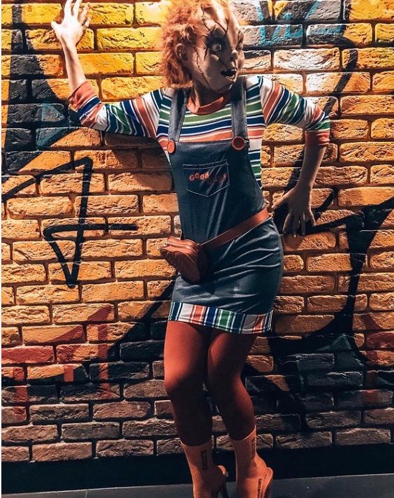 Katarzyna Zielińska na Halloween fot. Instagram