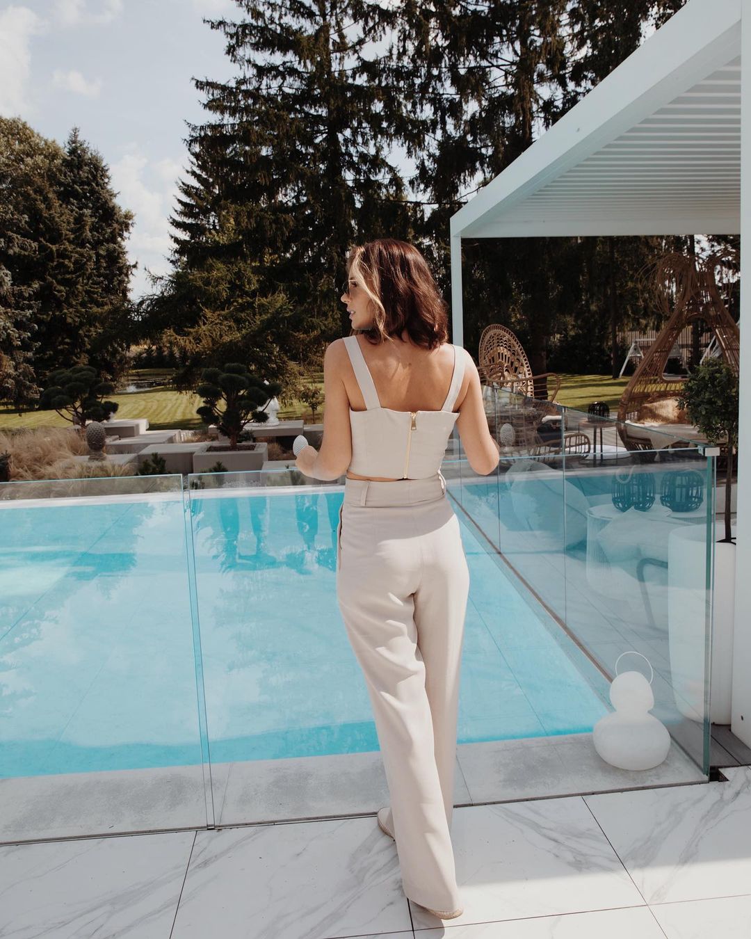Klaudia Halejcio pokazała willę z basenem, fot. Instagram