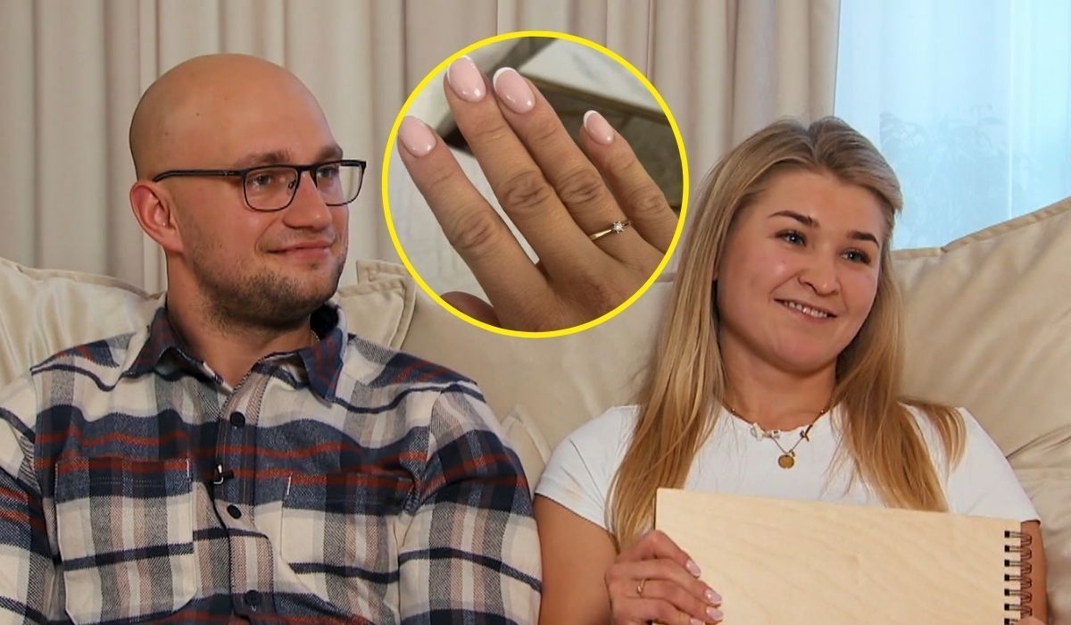 Klaudia i Valentyn zaręczeni, fot. kadr z programu „Rolnik szuka żony”, Instagram/k_klaudi