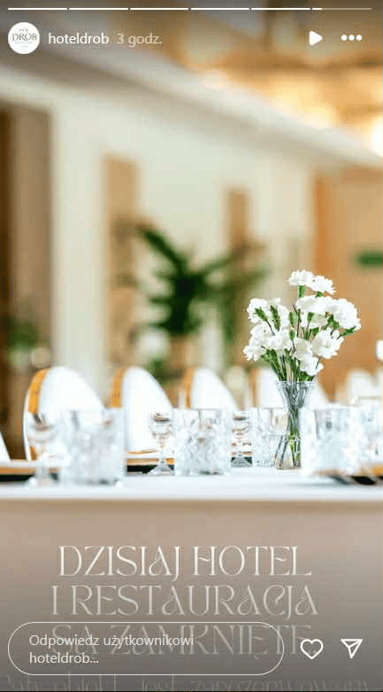 Komunikat ws. wesela Cichopek i Kurzajewskiego, fot. Instagram