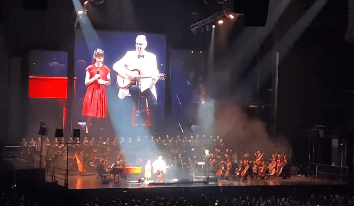 Koncert Andrea Bocelli z córką