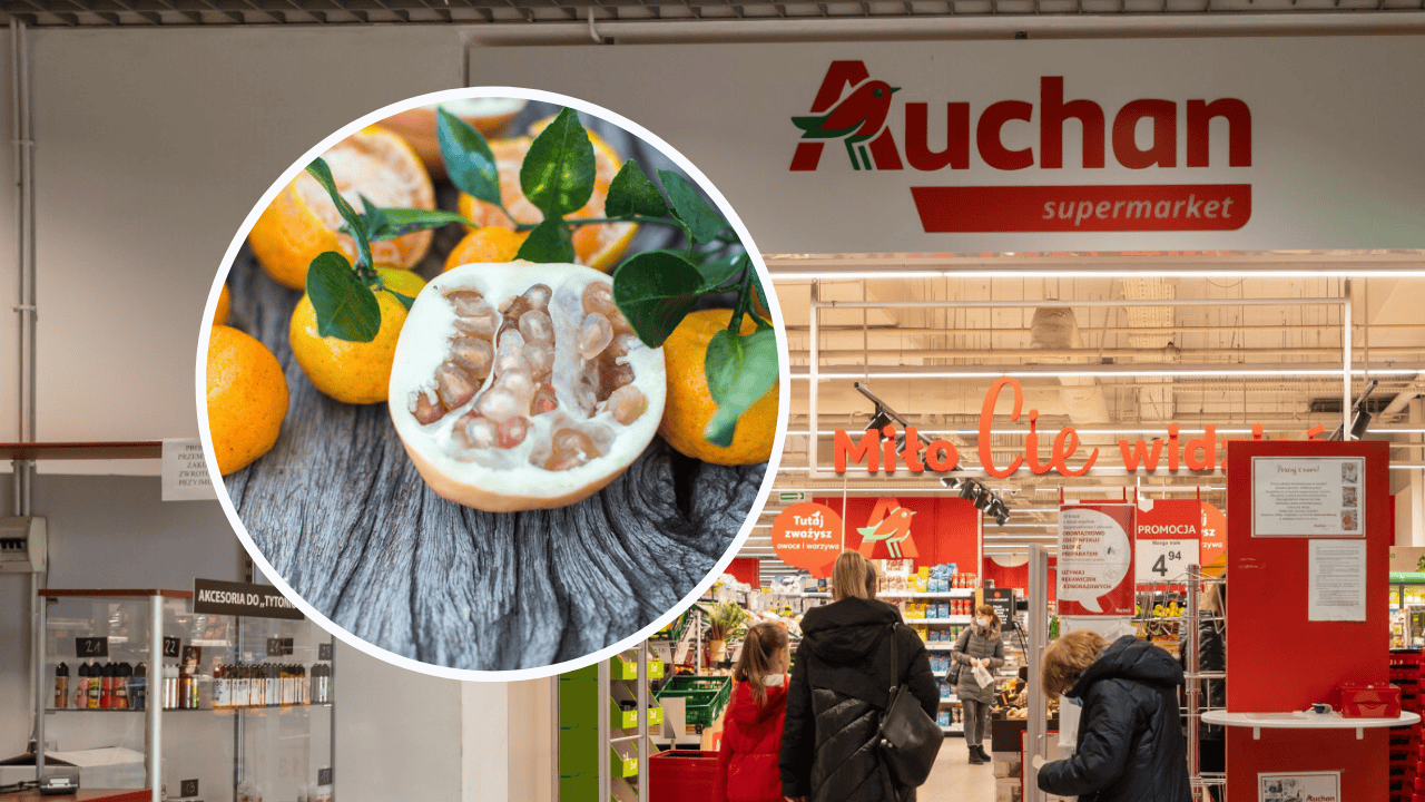 Auchan, pestycydy, owoce 