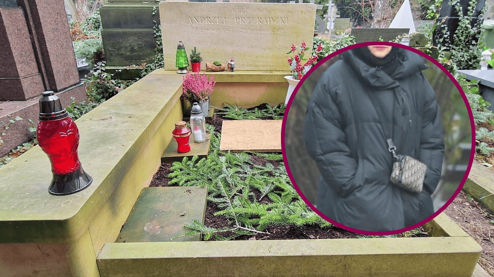 Zakapturzona postać na pogrzebie Magdy Umer. To uwielbiana aktorka