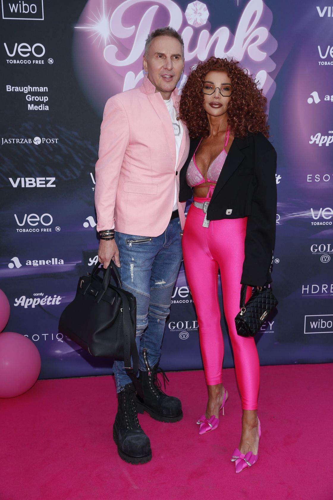 Gwiazdy na Pudelek Pink Party. Węgrowska, Rutkowscy, Postek, Kamińska