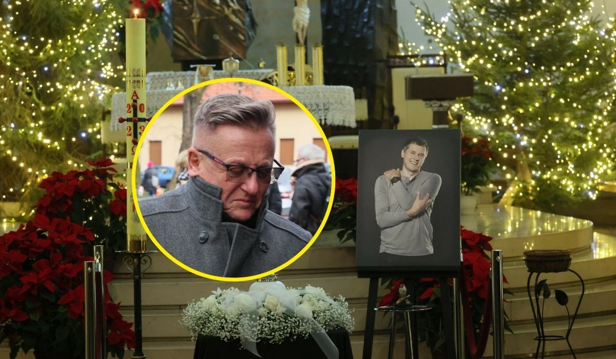 Krzysztof Hanke zabrał głos na pogrzebie Krzysztofa Respondka, fot. Paweł Wodzyński/East News