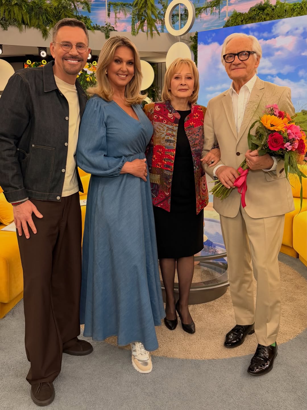 Andrzej Seweryn udzielał wywiadu, nagle wszyscy wstali. Wielkie poruszenie w "Halo tu Polsat"