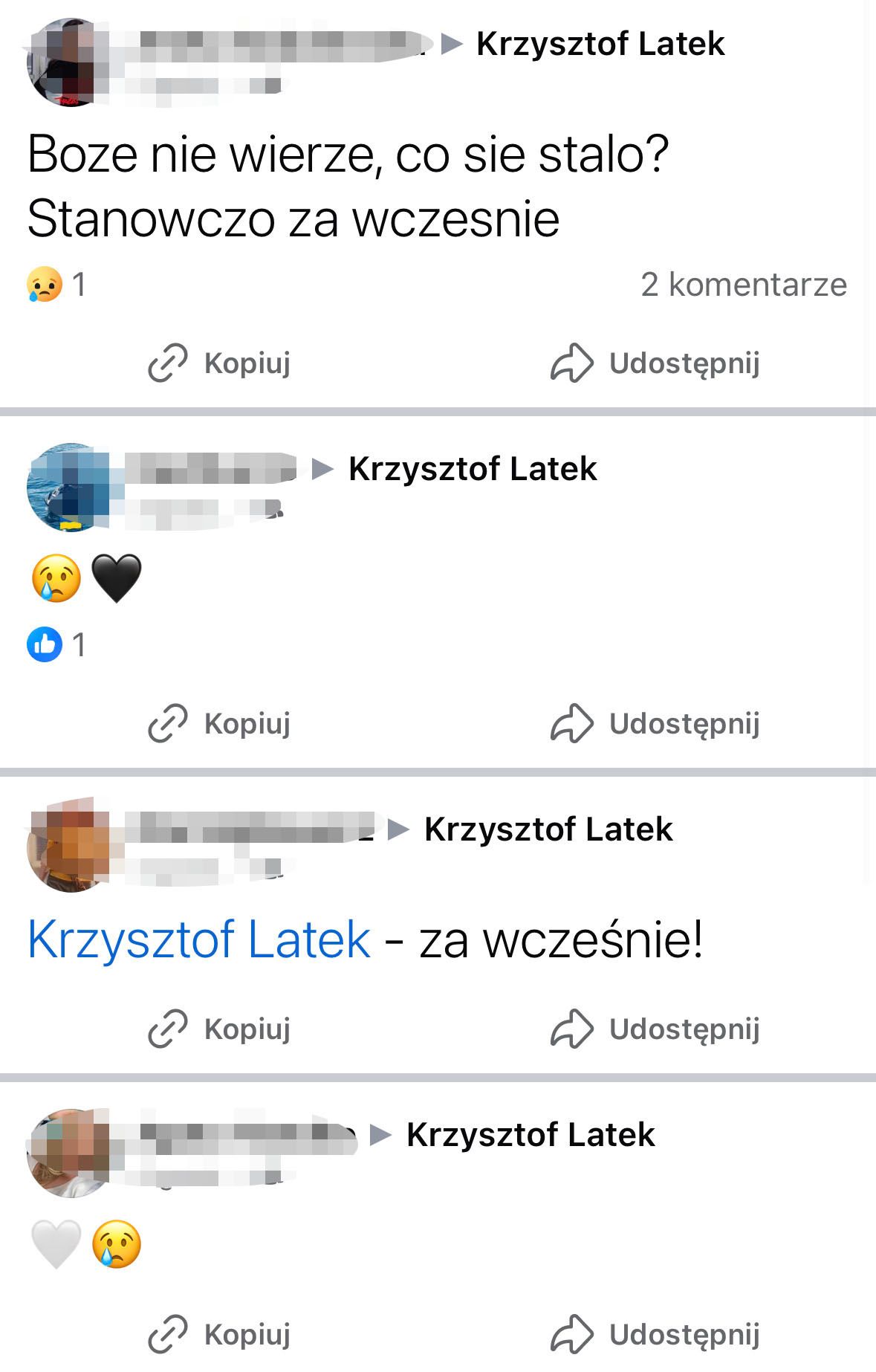 Krzysztof Latek nie żyje, fot. Facebook