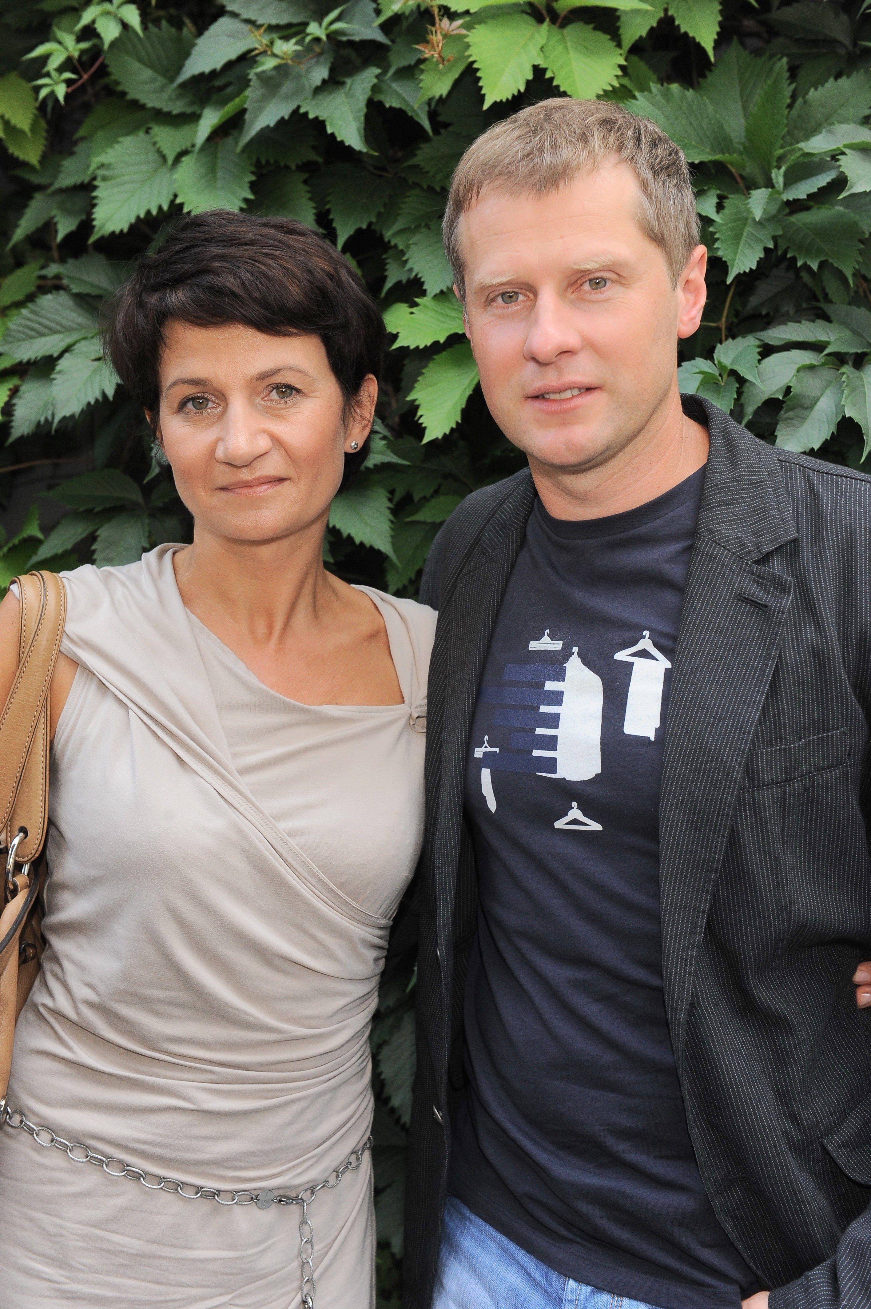 Krzysztof Respondek z żoną