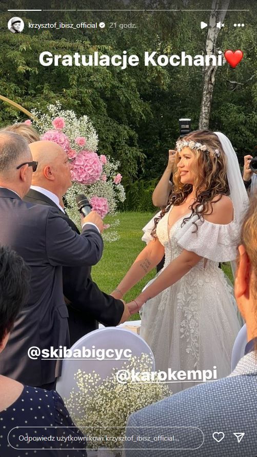 Krzysztof Skiba ożenił się 3.JPG