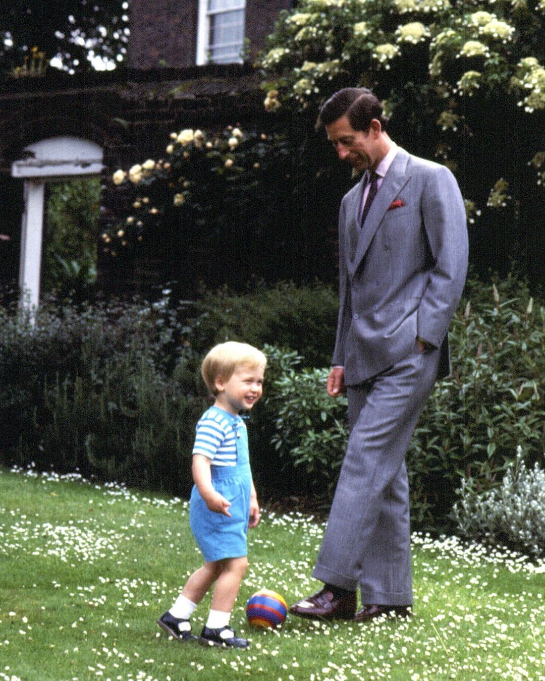 Książę William z ojcem, fot. Instagram