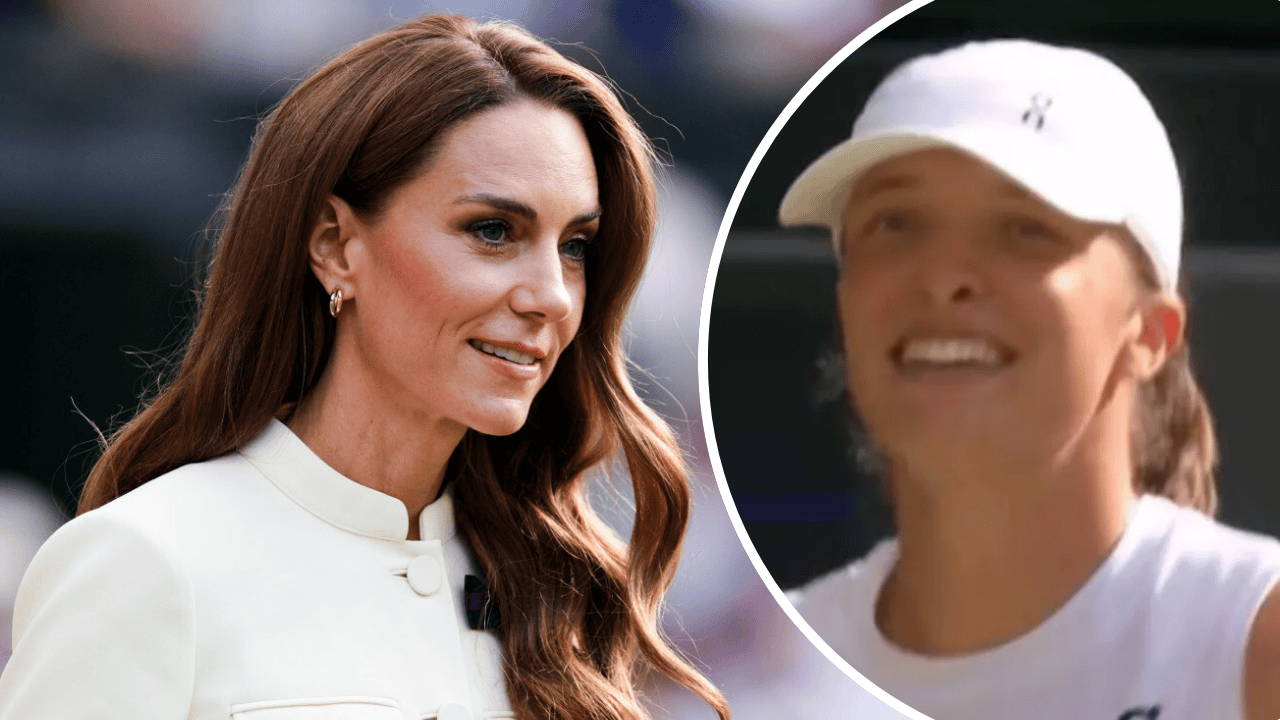Księżna Kate i Iga Świąek
