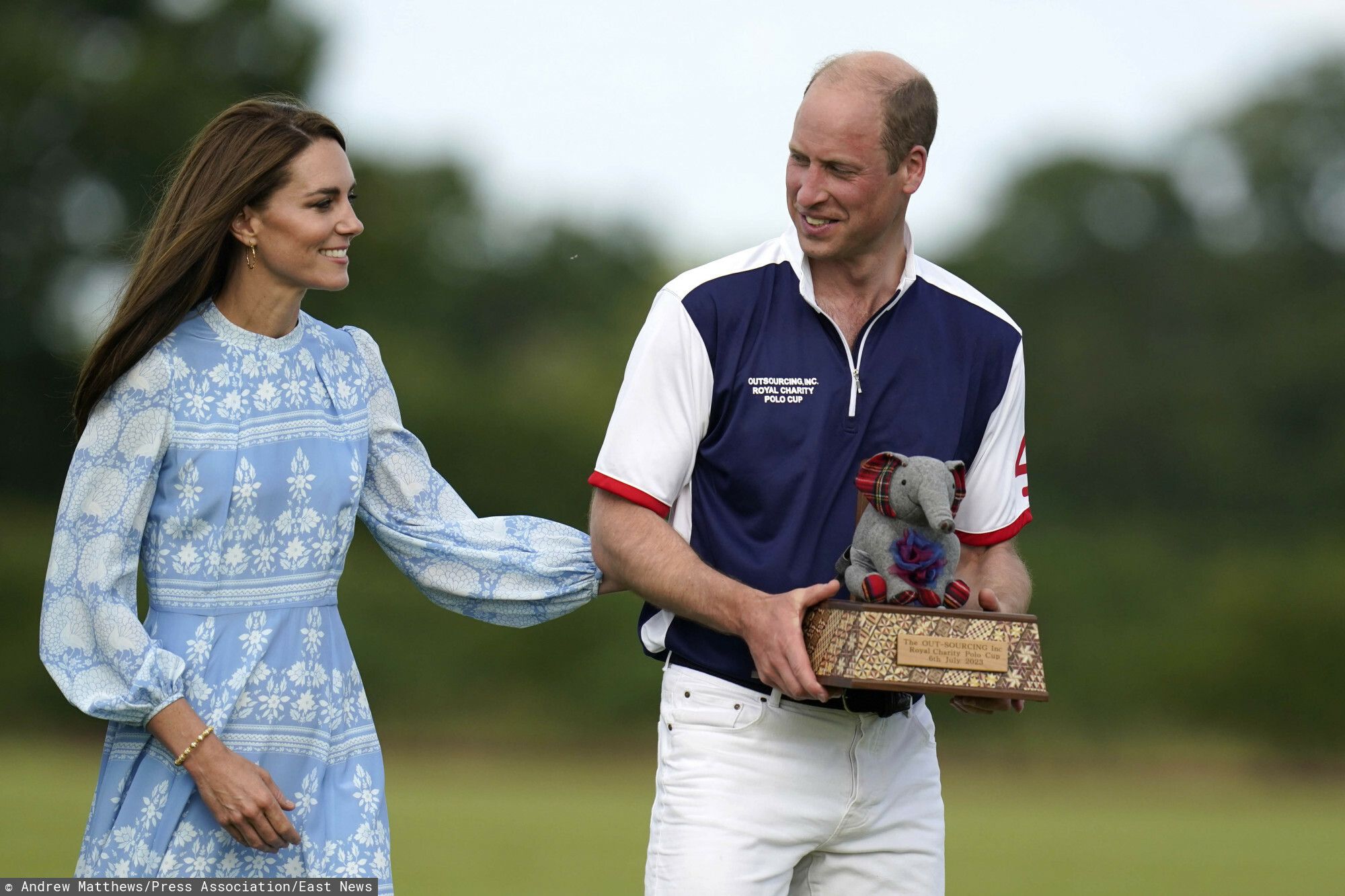 Księżna Kate i książę William na Guards Polo Club, fot. EastNews