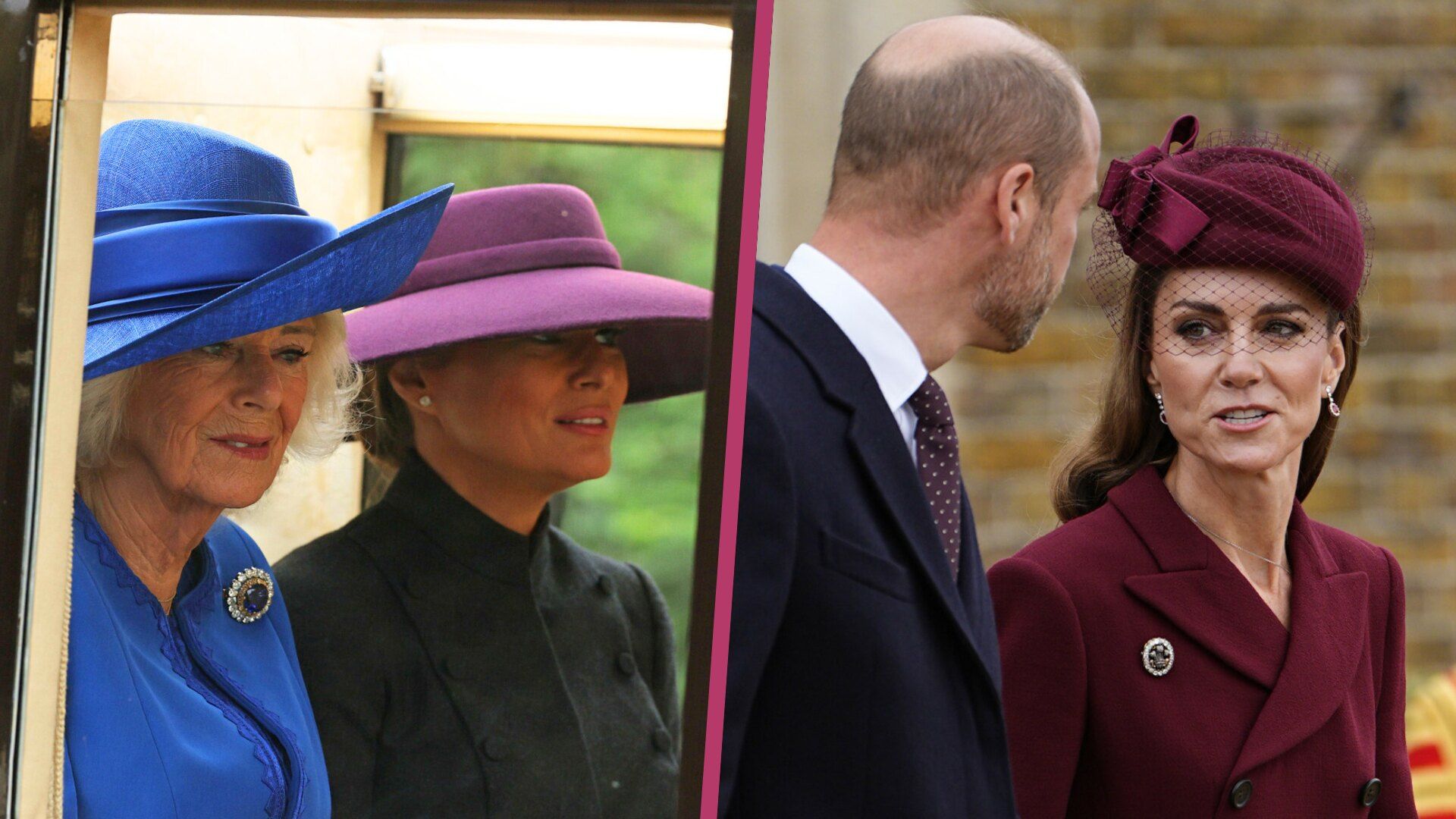 Księżna Kate, królowa Kamila, Melania Trump