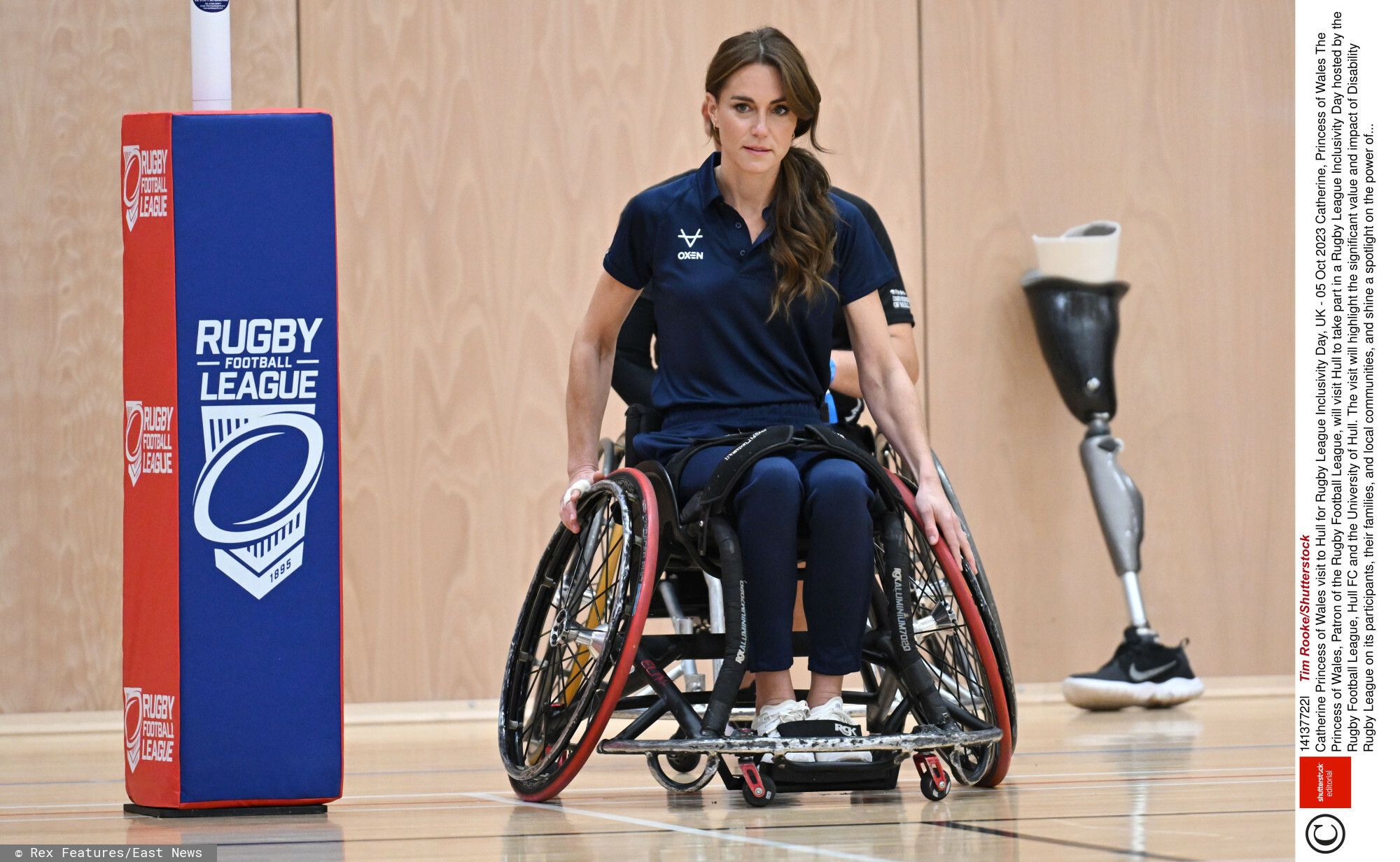 Księżna Kate na wózku inwalidzkim fot.EastNews