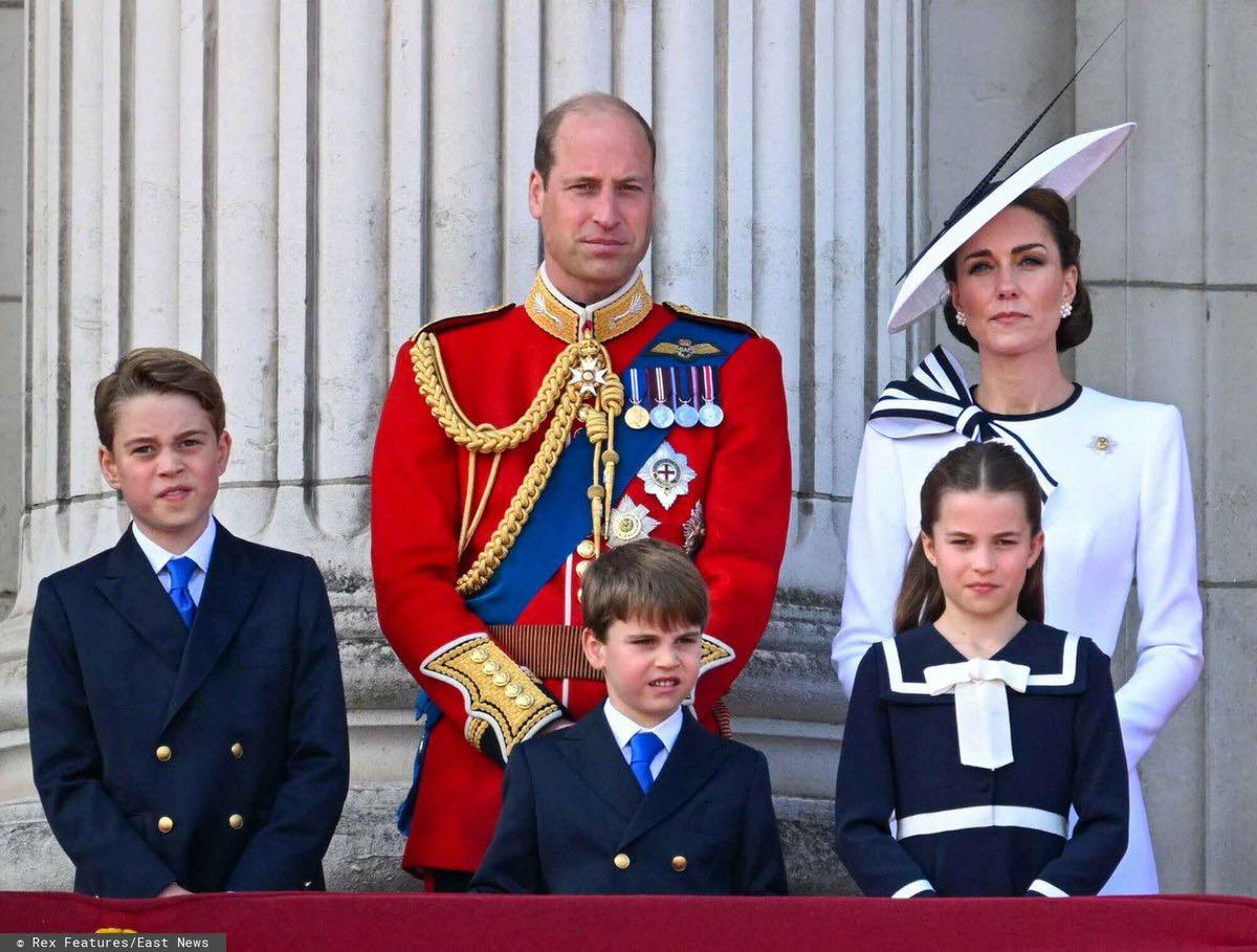 Księżna Kate z rodziną na Trooping the Colour, fot. East News 