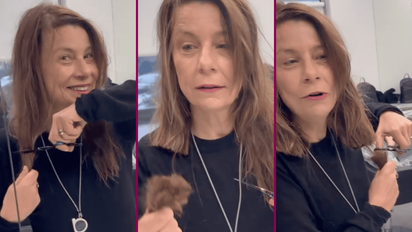 Agata Kulesza sama chwyciła nożyczki. Wiemy, jak teraz wygląda