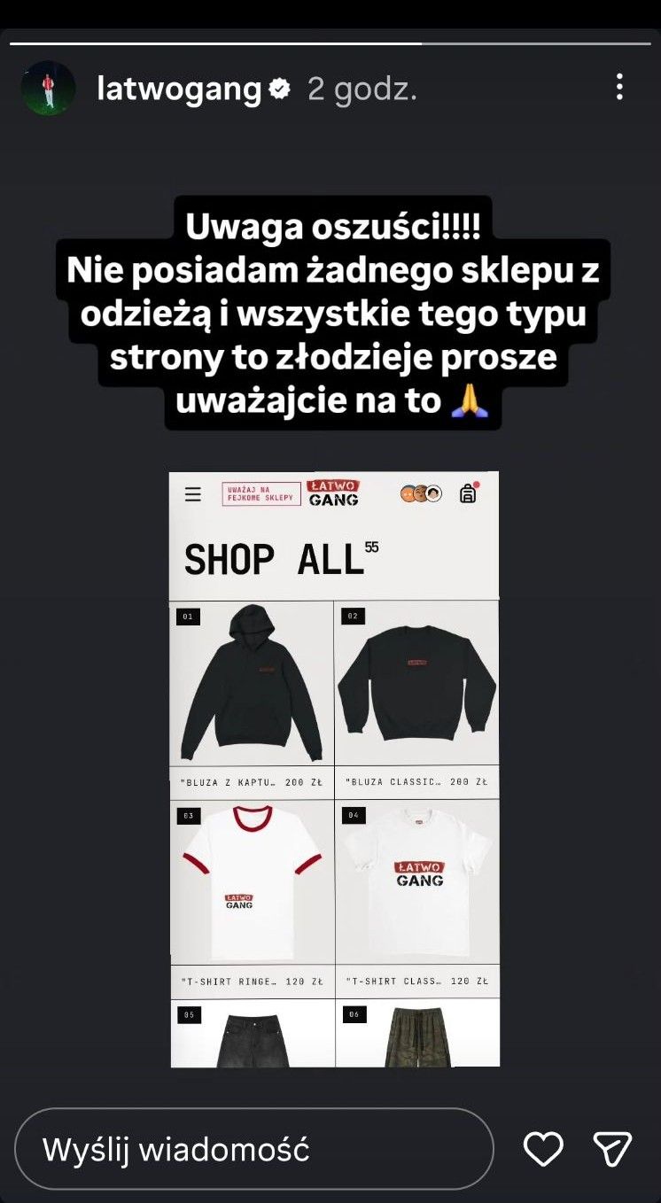 Pilne: Łatwogang nadał przejmujący komunikat. "Uwaga oszuści"