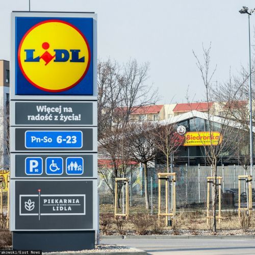 Lidl i Biedronka na jednym zdjęciu