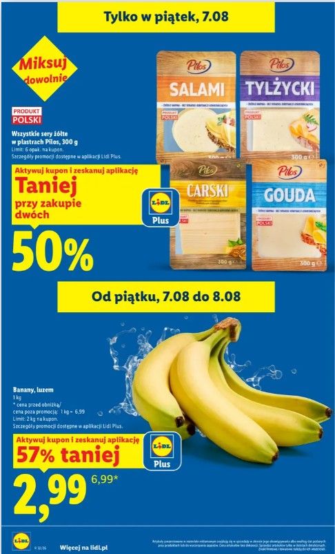 Od dziś przez dwa dni w Lidlu duże obniżki cen wybranych produktów. Taniej nawet o 60%