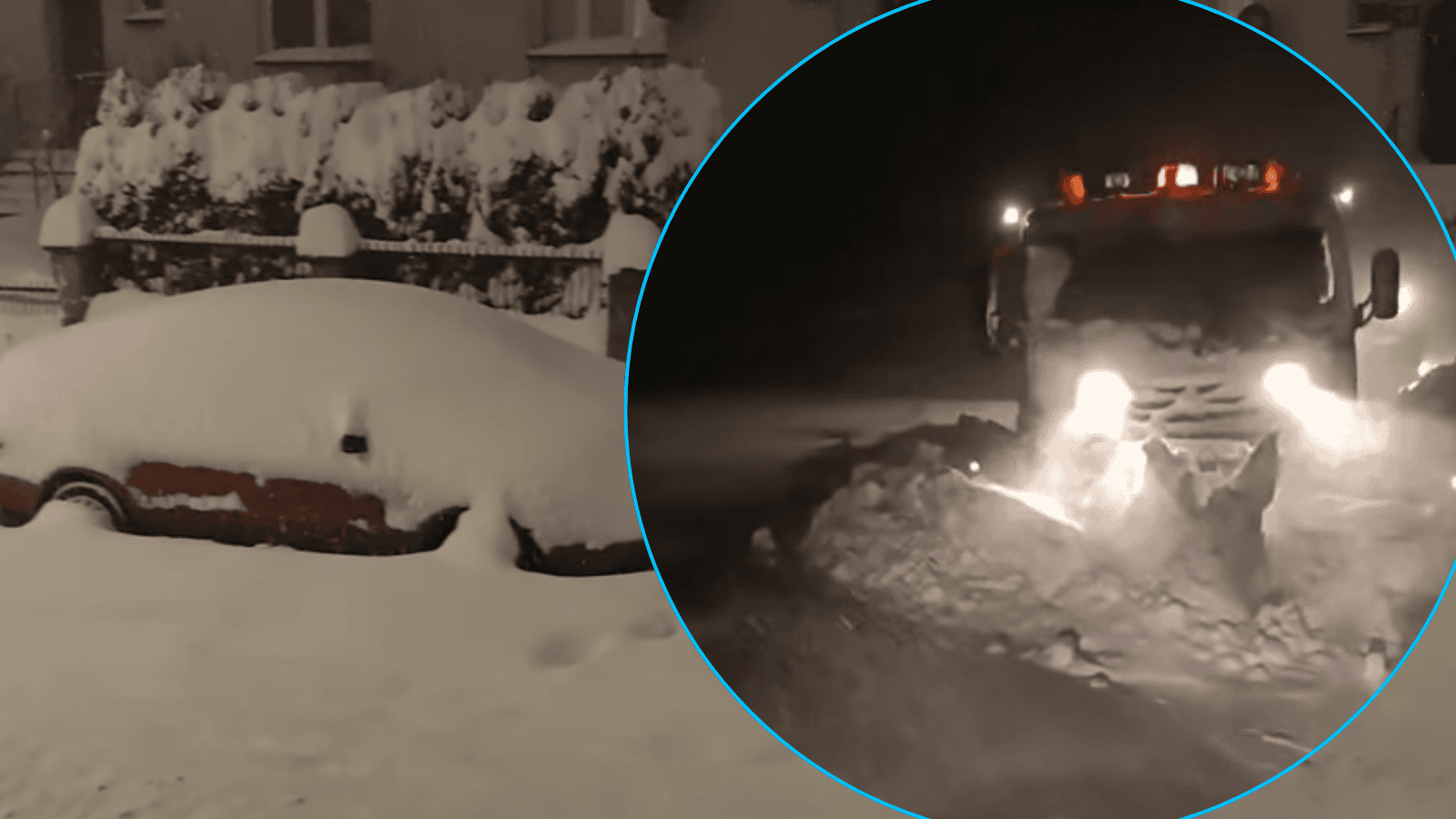 Zasypane auta i przerażeni kierowcy. Takich scen nie było od lat, są nagrania