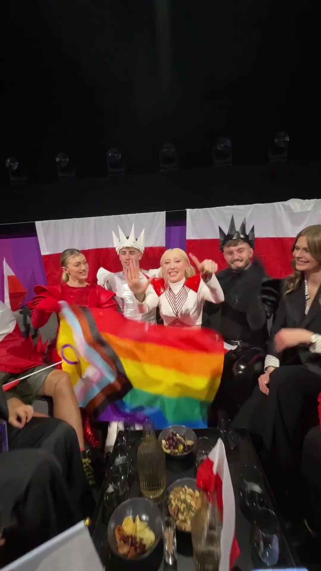 Luna, Eurowizja 2024, flaga tęczowa LGBTQ, za kulisami, zdjęcia