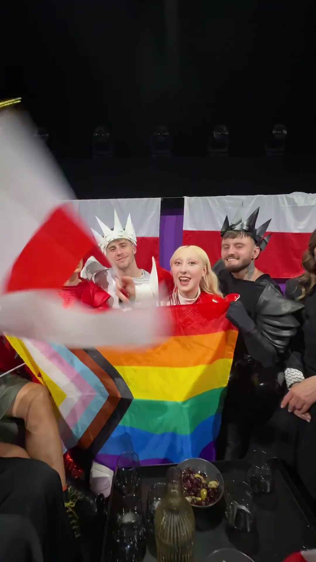 Luna, Eurowizja 2024, flaga tęczowa LGBTQ, za kulisami, zdjęcia
