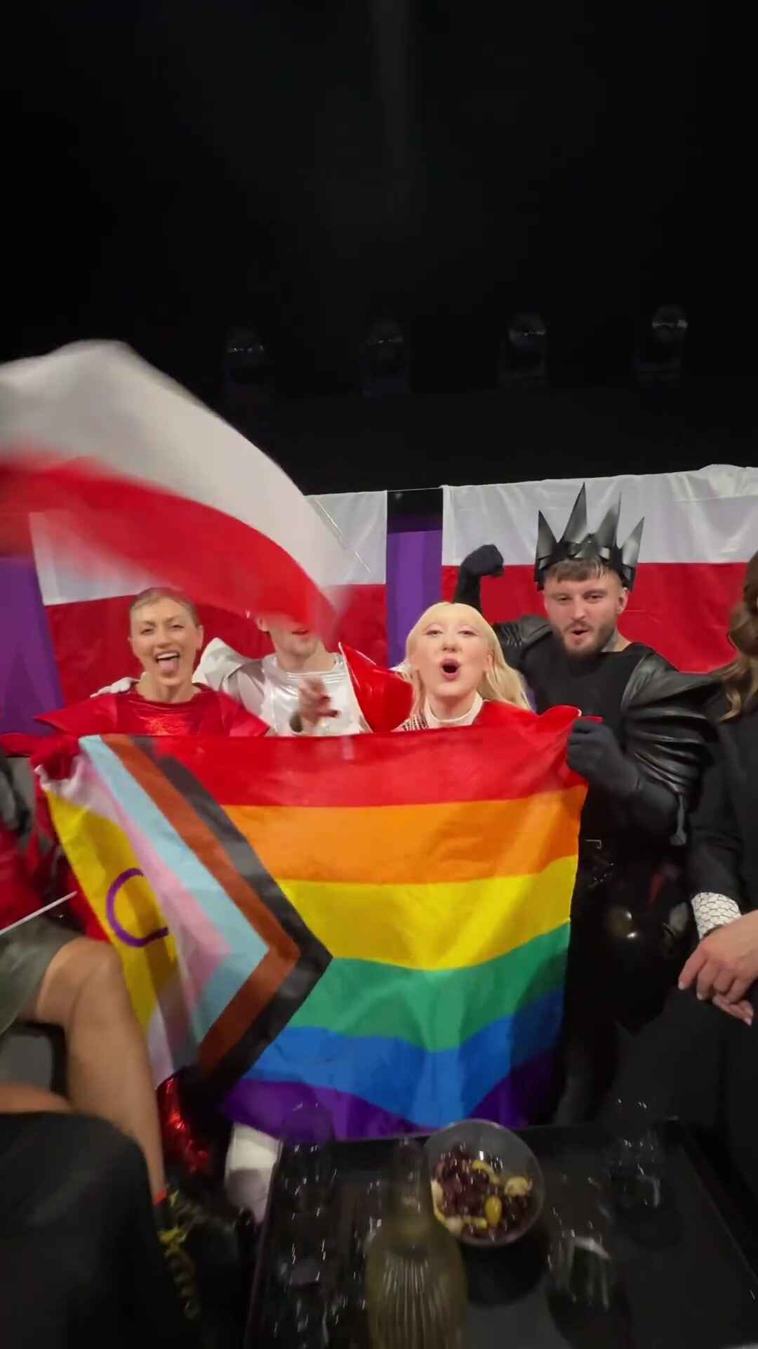 Luna, Eurowizja 2024, flaga tęczowa LGBTQ, za kulisami, zdjęcia