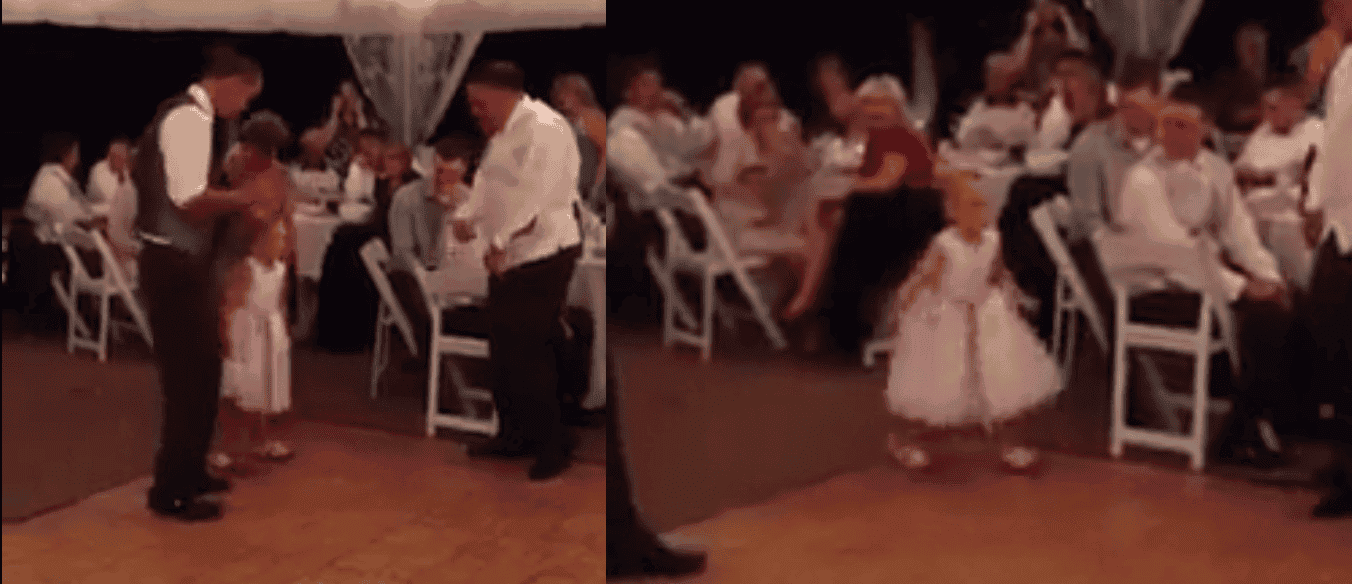 mała dziewczynka wesele taniec
