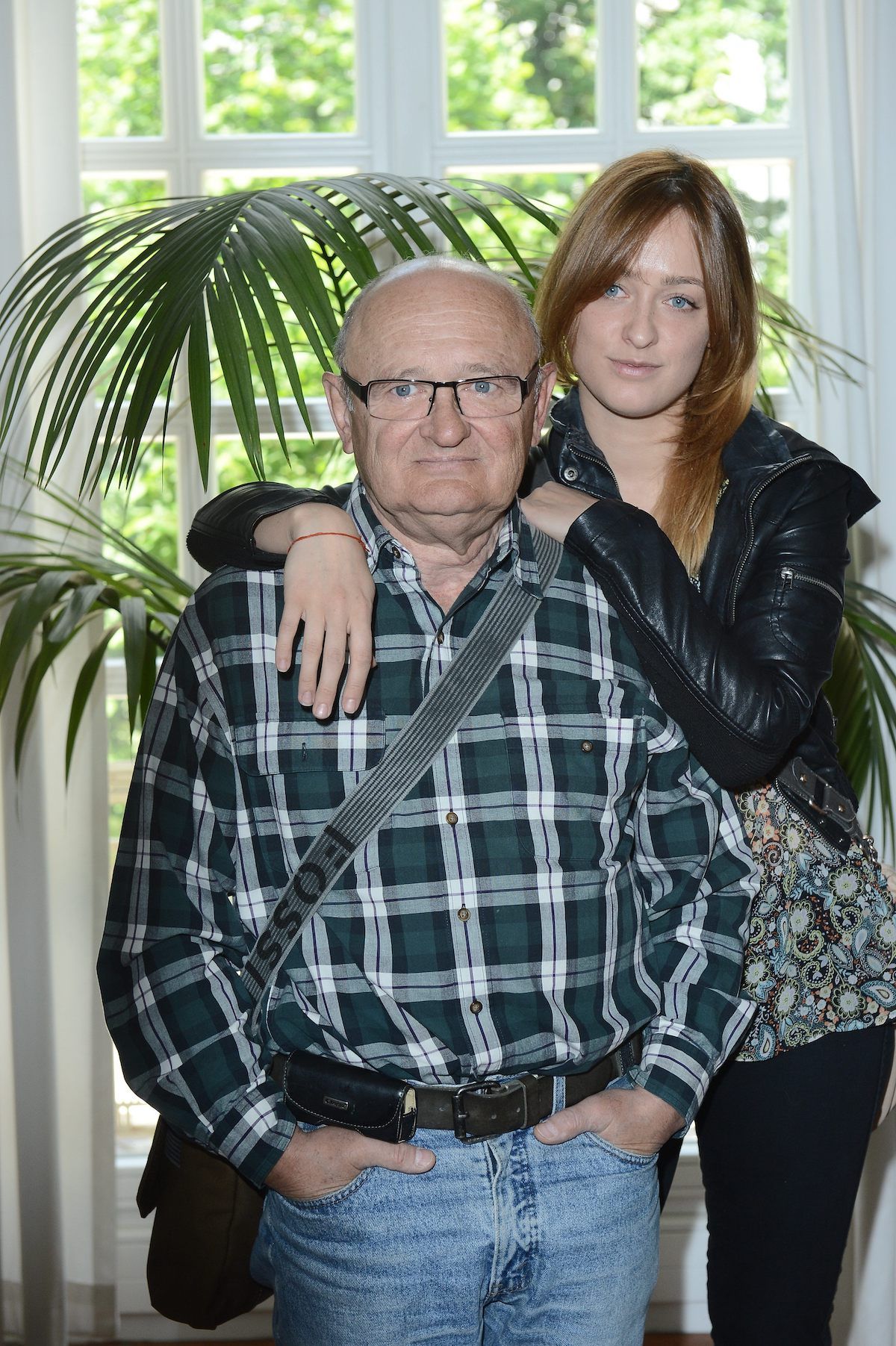 Maciej Damięcki z córką Matyldą