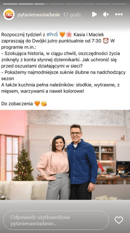 Maciej Kurzajewski i Katarzyna Cichopek