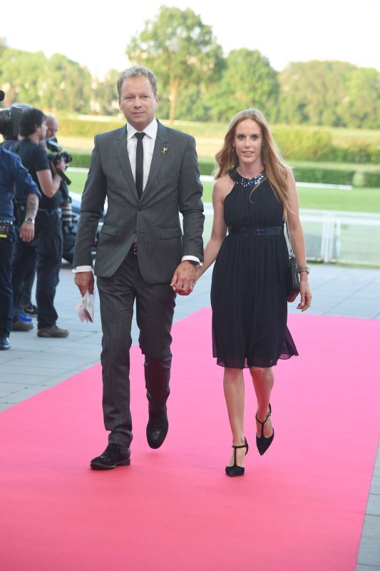 Maciej Stuhr z żoną Karoliną Błażejewską