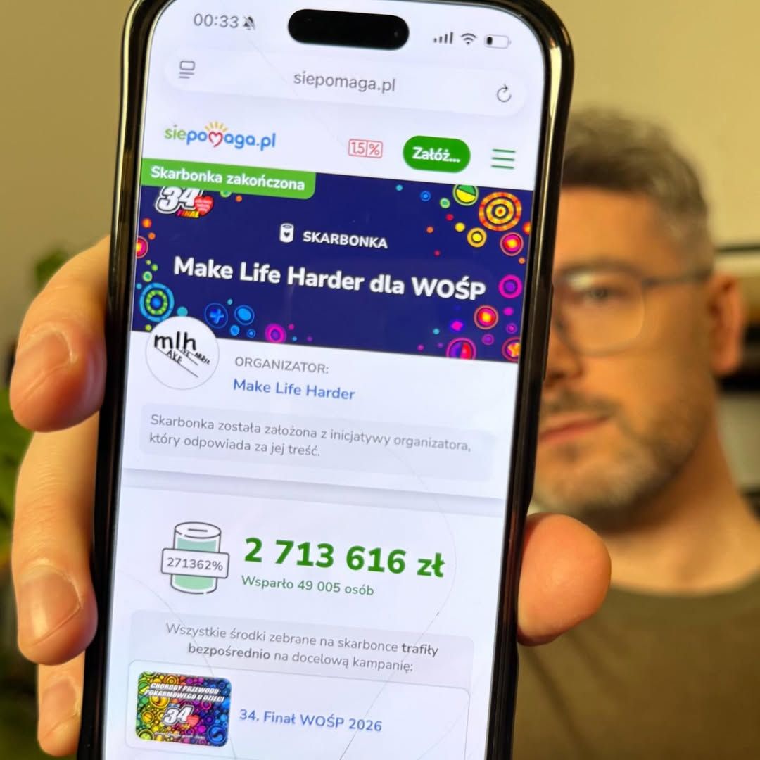 Jerzy Owsiak podsumował wpłaty Polaków. Padł rekord, o którym będzie głośno