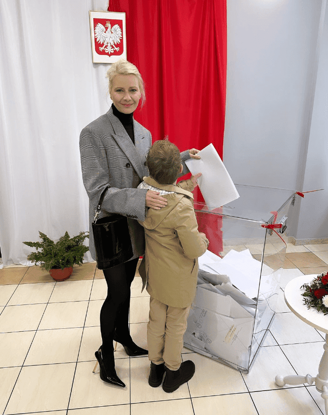 Małgorzata Kożuchowska z synem, fot. Instagram