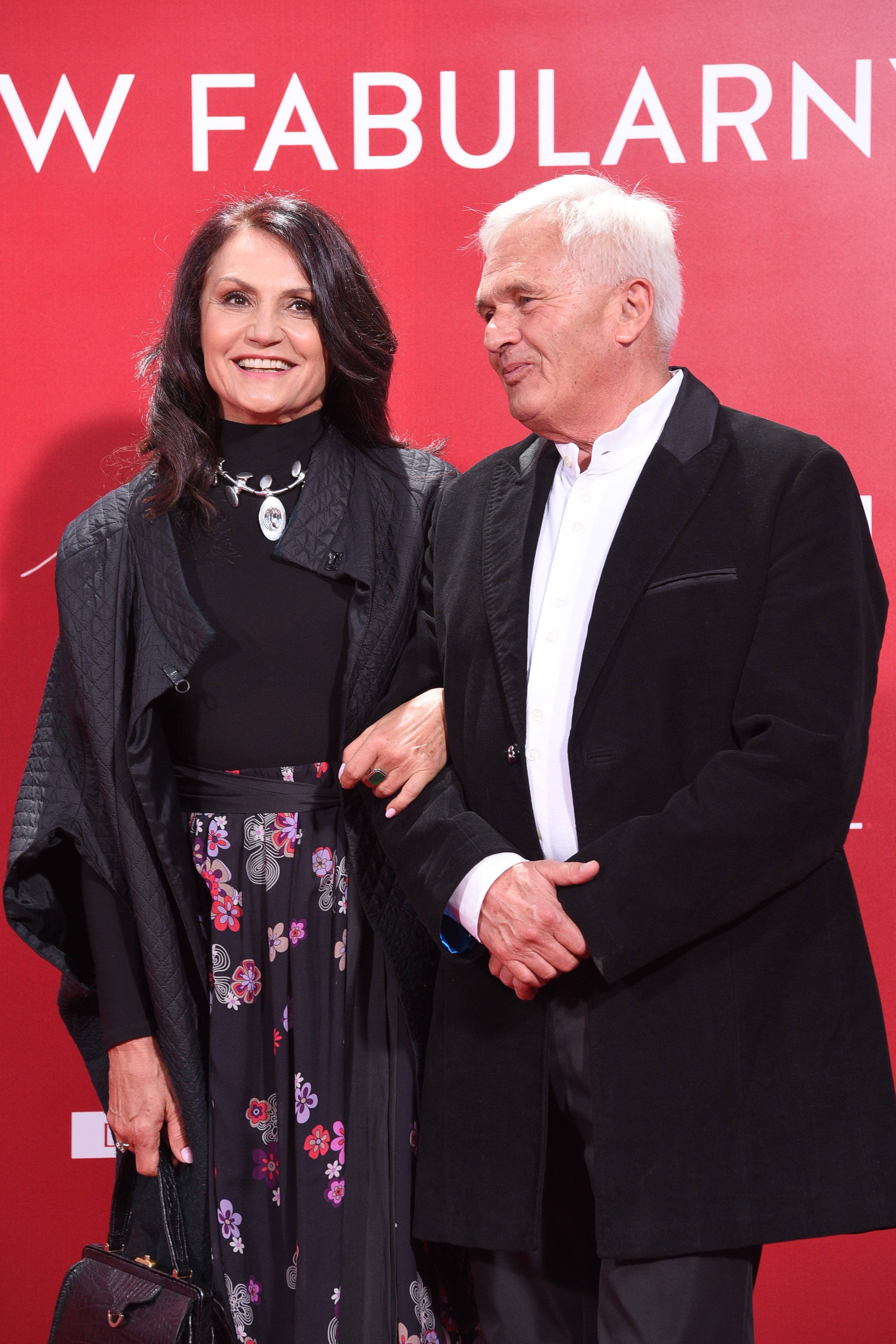 Małgorzata Pieczyńska z drugim mężem