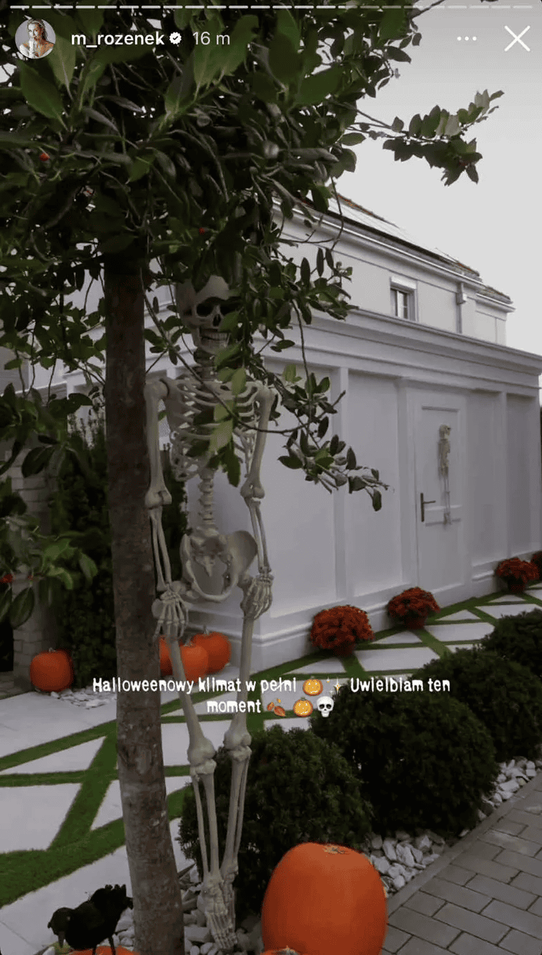 Halloween 2025. Pojedynek na dekoracje. Rozenek ma konkurentkę! Obie wydały fortunę!